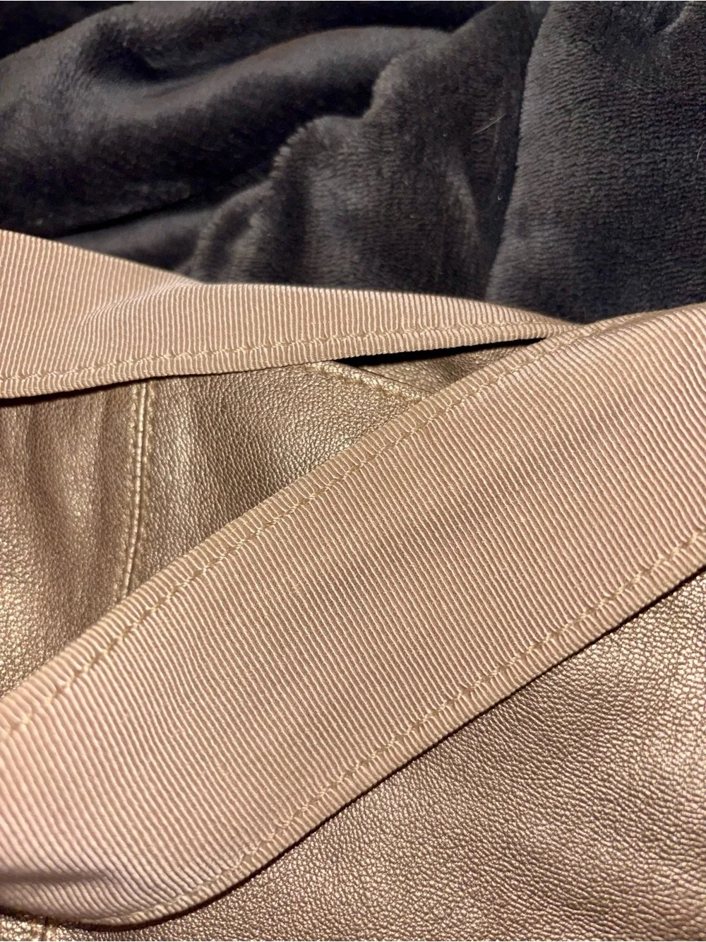 Salvatore Ferragamo Vara Ribbon Metallic Leather Hobo Bag